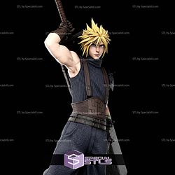 Cloud Strife Standalone 330mm STL Files