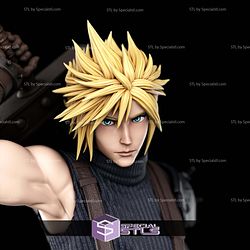 Cloud Strife Standalone 330mm STL Files