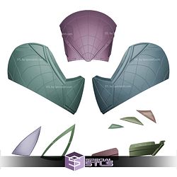 Cosplay STL Files Aaron Aikman Helmet