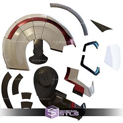 Cosplay STL Files Ant Man Quantum Time Travel Helmet
