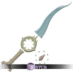 Cosplay STL Files Baldurs Gate 3 Orin Bloodthirst Dagger