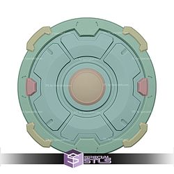 Cosplay STL Files Captain America Shield Marvel Rivals V2