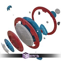 Cosplay STL Files Captain America Shield Marvel Rivals V2