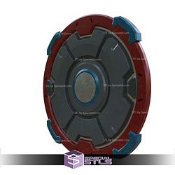 Cosplay STL Files Captain America Shield Marvel Rivals V2