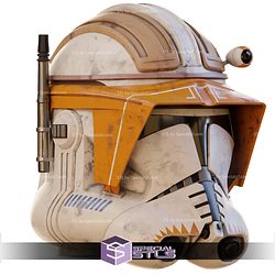 Cosplay STL Files Commander Cody Revenge of the Sith Helmet