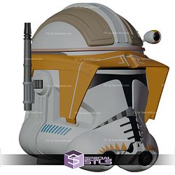 Cosplay STL Files Commander Cody Revenge of the Sith Helmet