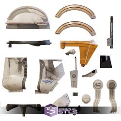 Cosplay STL Files Commander Cody Revenge of the Sith Helmet