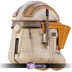 Cosplay STL Files Commander Cody Revenge of the Sith Helmet
