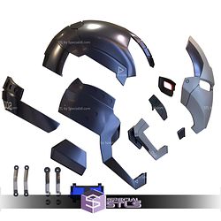 Cosplay STL Files Concept War Machine MK2