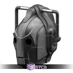 Cosplay STL Files Cyberman Helmet Doctor Who