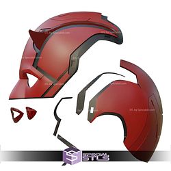 Cosplay STL Files Daredevil Cowl V2