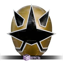 Cosplay STL Files Gold Samurai Helmet