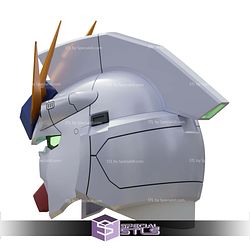 Cosplay STL Files Gundam RX-93 Helmet
