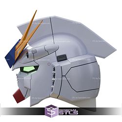 Cosplay STL Files Gundam RX-93 Helmet