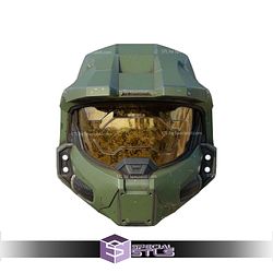 Cosplay STL Files Halo Infinite Master Chief Helmet V2