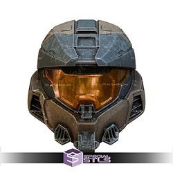 Cosplay STL Files Halo Infinite MKVII Helmet