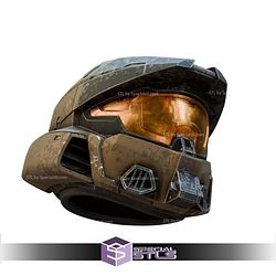 Cosplay STL Files Halo Infinite MKVII Helmet