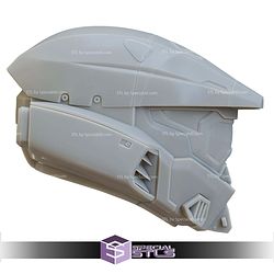 Cosplay STL Files Halo Infinite MKVII Helmet