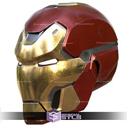 Cosplay STL Files Ironman Mark 42 Concept Helmet