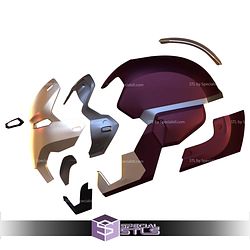 Cosplay STL Files Ironman Mark 42 Concept Helmet