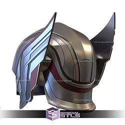 Cosplay STL Files Mighty Thor Helmet V2