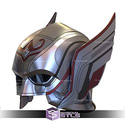 Cosplay STL Files Mighty Thor Helmet V2