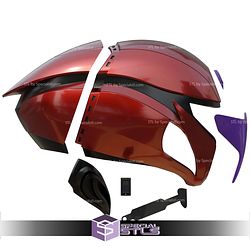 Cosplay STL Files Motorized Samus Vi O La Helmet