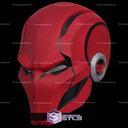 Cosplay STL Files Red Hood Dark Legion Helmet