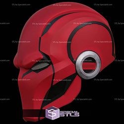 Cosplay STL Files Red Hood Dark Legion Helmet