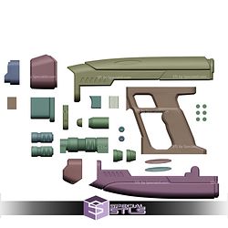 Cosplay STL Files Rivals Star Lord QuadBlaster