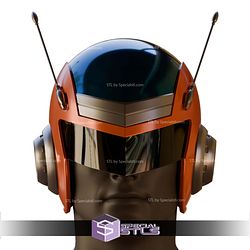 Cosplay STL Files SaiyaMan Helmet