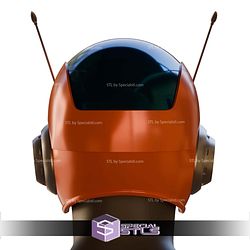 Cosplay STL Files SaiyaMan Helmet