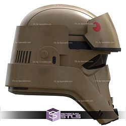 Cosplay STL Files Star Wars Rogue One Inspired Shoretrooper Helmet