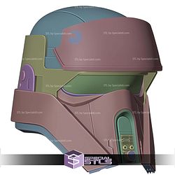 Cosplay STL Files Star Wars Rogue One Inspired Shoretrooper Helmet
