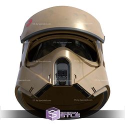 Cosplay STL Files Star Wars Rogue One Inspired Shoretrooper Helmet