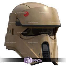 Cosplay STL Files Star Wars Rogue One Inspired Shoretrooper Helmet