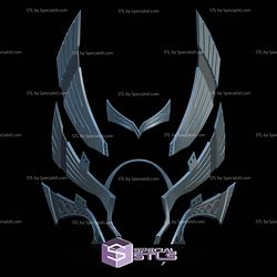 Cosplay STL Files Storm Goddess of the Thunder Crown