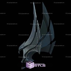 Cosplay STL Files Storm Goddess of the Thunder Crown