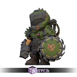 Doom The Dark Ages Slayer Chibi STL Files