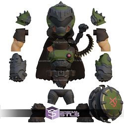 Doom The Dark Ages Slayer Chibi STL Files