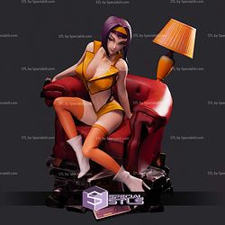 Faye Valentine on Sofa STL Files