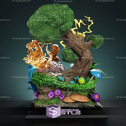 First Partner Pokemon Diorama STL Files