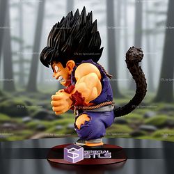 Goku the Great Ape Half Transformation STL Files