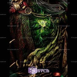 King Daerak Bust Digital STL Files