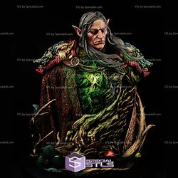 King Daerak Bust Digital STL Files