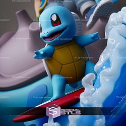 Lapras and Ash Starter Team STL Files