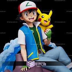 Lapras and Ash Starter Team STL Files