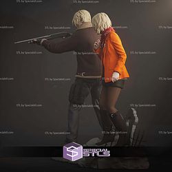 Leon and Ashley Resident Evil 4 Diorama STL Files