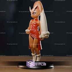 Lopunny Furry Chinese Dress STL Files