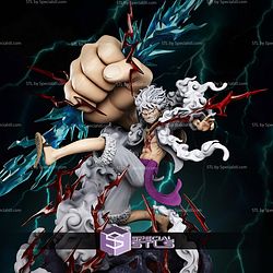 Luffy Gear 5 380mm STL Files